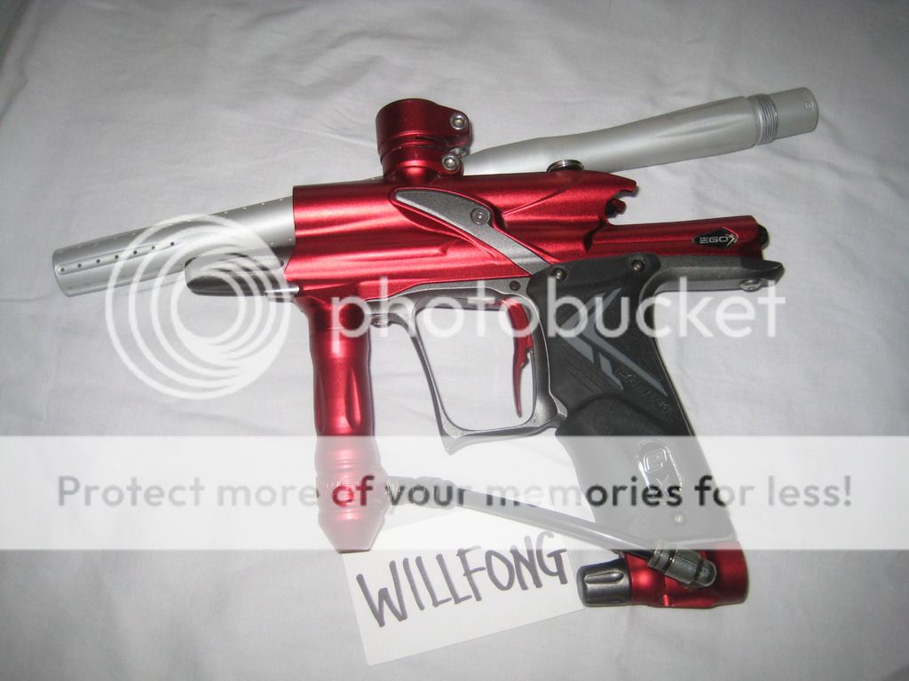 #1 - Planet Eclipse EGO 07 in red and khaki. Excellent Condition with slight breech wear. $275.