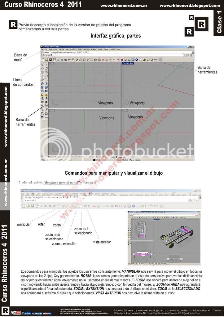 Tutoriales rhinoceros mini curso Tutoriales rhinoceros mini curso